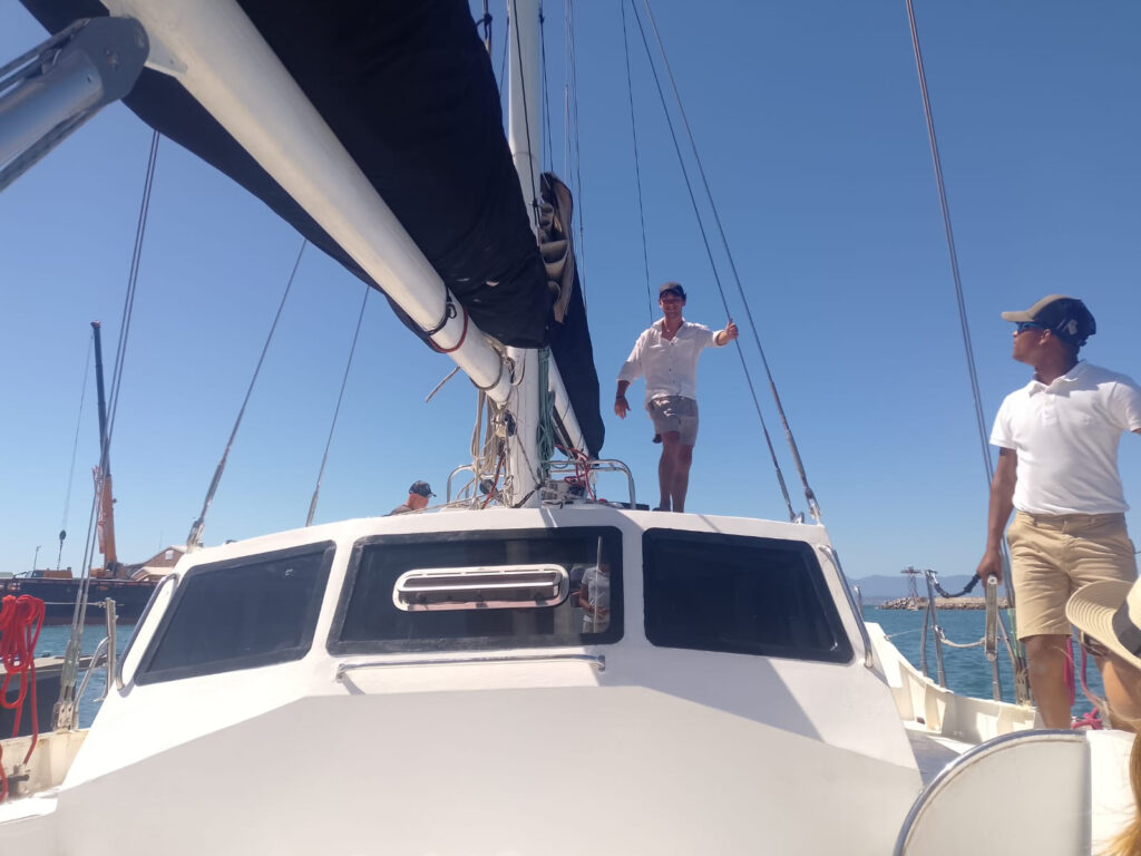 Crew on deck of the Esperance